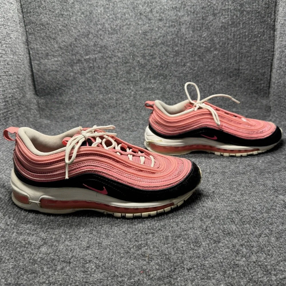 Nike Air Max 97 Mens 8 Pink Black Running Shoes Sneakers DZ5327-600